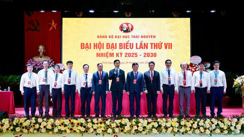 Đại hội đại biểu Đảng bộ Đại học Thái Nguyên lần thứ VII, nhiệm kỳ 2025–2030: Phát huy trí tuệ, đoàn kết và khát vọng phát triển Đại học vùng trọng điểm