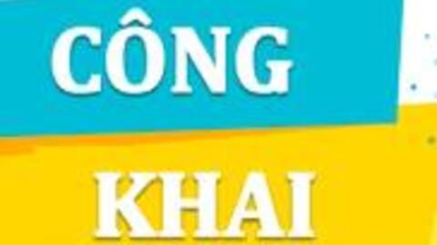 Công khai thông tin về Cơ sở vật chất