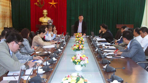 President of Thai Nguyen University Works with the School of International Studies