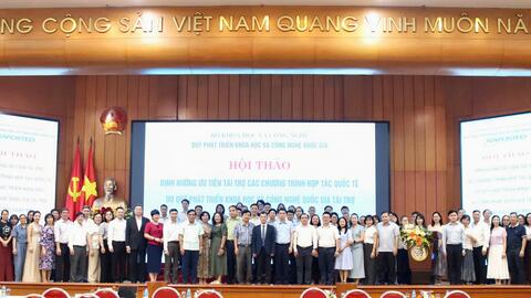 Đại học Thái Nguyên tham dự Hội thảo “Định hướng ưu tiên tài trợ các chương trình hợp tác quốc tế trong bối cảnh mới