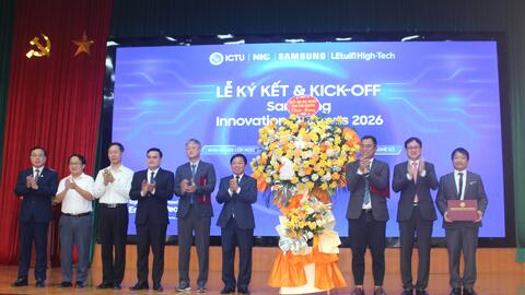 Lễ ký kết hợp tác và Kick-off Chương trình Samsung Innovation Campus (SIC)