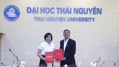 Đại học Thái Nguyên ký kết hợp tác với Đại học Bách khoa Côn Minh, Trung Quốc