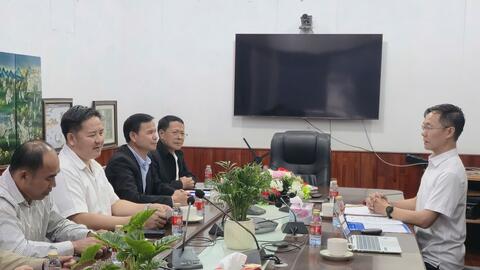 Đại học Thái Nguyên và Trường Cao đẳng Kỹ thuật - Dạy nghề Viêng Chăn - Hà Nội thống nhất các nội dung hợp tác trọng tâm