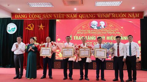 Trường Đại học Nông Lâm, Đại học Thái Nguyên tổ chức Lễ trao tặng Huy hiệu Đảng đợt 02/9/2026