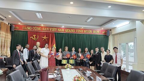 Khoa Quốc tế – Đại học Thái Nguyên làm việc với Đoàn đại biểu First City Providential College, Philippines