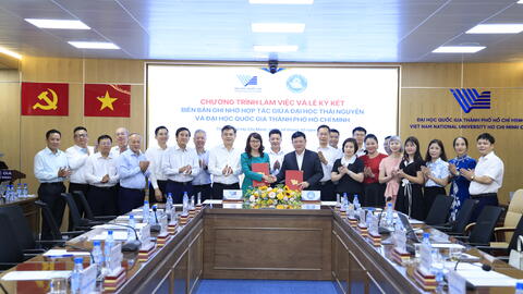 Đại học Thái Nguyên và Đại học Quốc gia Thành phố Hồ Chí Minh  ký kết hợp tác, thúc đẩy nghiên cứu khoa học và phát triển nguồn nhân lực