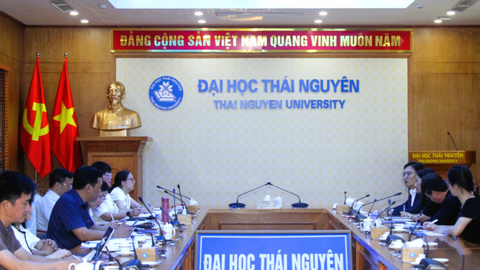 Thai Nguyen University Holds Working Meeting with Delegation from Wonkwang University, Republic of Korea