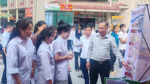 Phân hiệu Đại học Thái Nguyên tại tỉnh Hà Giang tham gia Phiên giao dịch việc làm và chuỗi hoạt động định hướng học tập năm 2026