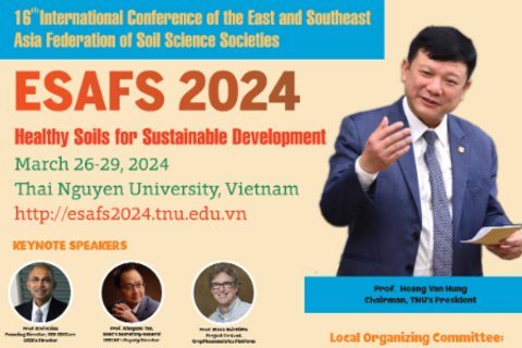 Hội thảo quốc tế Khoa học Đất Đông và Đông Nam Châu Á lần thứ 16 (ESAFS 2024)