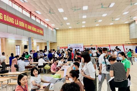 Đại học Thái Nguyên công bố điểm trúng tuyển đại học, cao đẳng