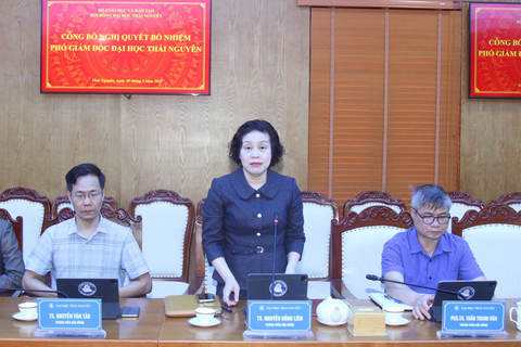 Đại học Thái Nguyên có nữ Phó Giám đốc đầu tiên