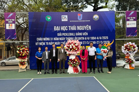 Hội thể thao Đại học và chuyên nghiệp Thái Nguyên tổ chức giải Pickleball chào mừng 79 năm Ngày Thể thao Việt Nam (27/03/1946 - 27/03/2025)  và 31 năm ngày thành lập Đại học Thái Nguyên (04/4/1994-04/4/2025)