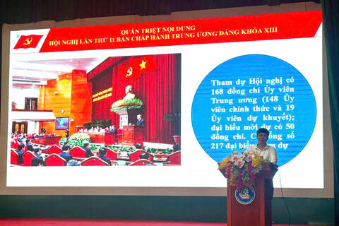 Đảng ủy Khối Cơ quan Đại học Thái Nguyên tổ chức Hội nghị học tập, quán triệt Nghị quyết Trung ương 11 khóa XIII