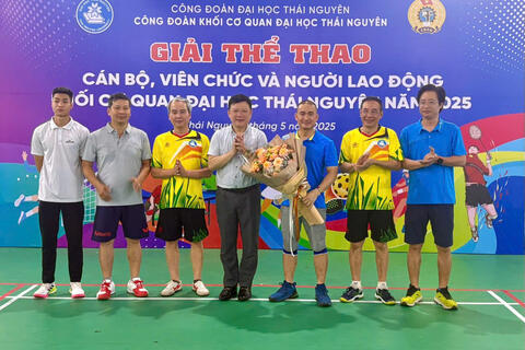 Khai mạc Giải Thể thao cán bộ, viên chức và người lao động Khối Cơ quan Đại học Thái Nguyên năm 2025: Sôi nổi – Đoàn kết – Cao thượng