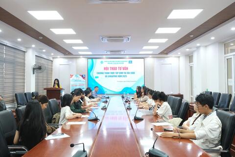 Hội thảo “Thực tập sinh hưởng lương tại Đài Loan và Singapore” – Mở rộng cơ hội hội nhập quốc tế cho sinh viên TUEBA