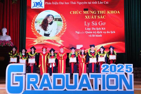 Phân hiệu Đại học Thái Nguyên tại tỉnh Lào Cai tổ chức Lễ Bế giảng và trao bằng tốt nghiệp cho 501 sinh viên