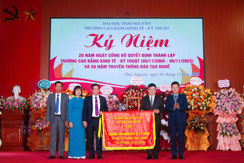 Trường Cao đẳng Kinh tế - Kỹ thuật, Đại học Thái Nguyên: Kỷ niệm 20 năm ngày công bố quyết định thành lập và 50 năm truyền thống đào tạo nghề