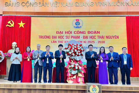 Công đoàn Đại học Thái Nguyên chỉ đạo thành công Đại hội công đoàn cơ sở nhiệm kỳ 2025 – 2030