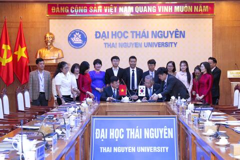 Đại học Thái Nguyên ký kết biên bản hợp tác với Đại học Cheongju, Hàn Quốc