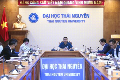 Đại học Thái Nguyên làm việc với Đại học Dân tộc Trung Nam (Trung Quốc) để thúc đẩy hợp tác đào tạo
