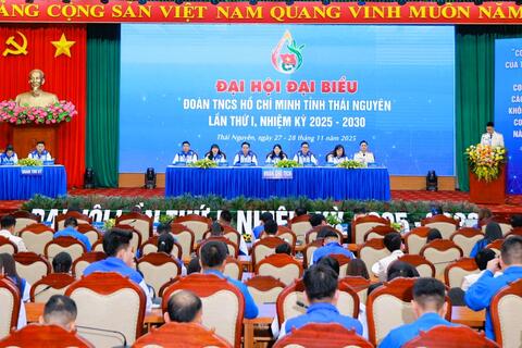Đại học Thái Nguyên dự khai mạc ngày làm việc thứ nhất Đại hội Đoàn tỉnh Thái Nguyên lần thứ I