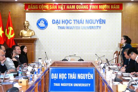 Đại học Thái Nguyên trao đổi hợp tác với Trường Đại học Federation, Úc
