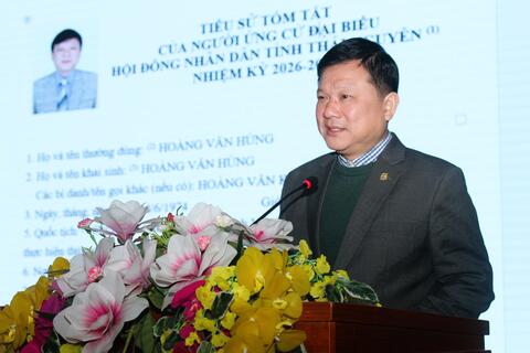 Giám đốc Đại học Thái Nguyên được giới thiệu ứng cử đại biểu HĐND tỉnh Thái Nguyên nhiệm kỳ 2026-2031