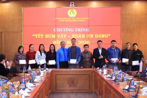 Công đoàn Khối Cơ quan Đại học Thái Nguyên: Nhiều hoạt động thiết thực, chăm lo hiệu quả cho đoàn viên, người lao động