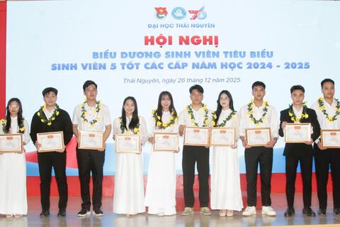 Gương sáng Sinh viên tiêu biểu năm học 2024-2025