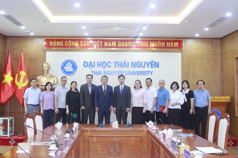 Đại học Thái Nguyên trao đổi hợp tác với Văn phòng Kinh tế và Văn hóa Đài Bắc tại Việt Nam