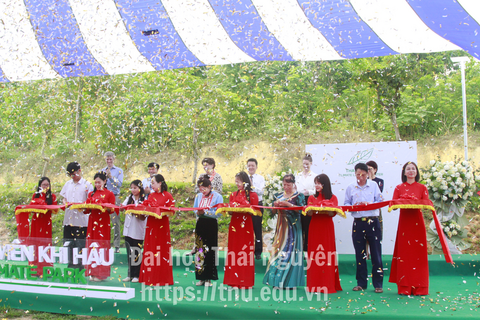 Khai trương Công viên Khí hậu - Không gian học tập mở về biến đổi khí hậu