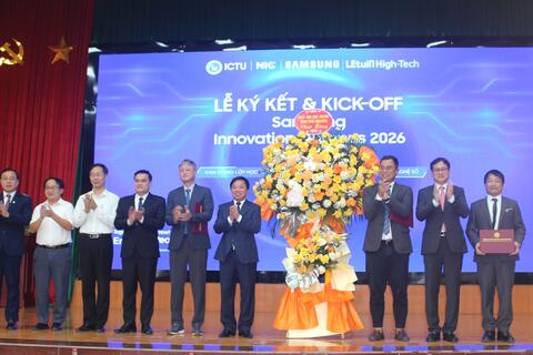 Lễ ký kết hợp tác và Kick-off Chương trình Samsung Innovation Campus (SIC)