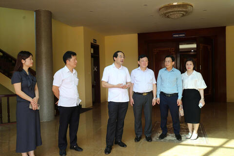 Tỉnh Thái Nguyên và Đại học Thái Nguyên khảo sát địa điểm xây dựng không gian đổi mới sáng tạo