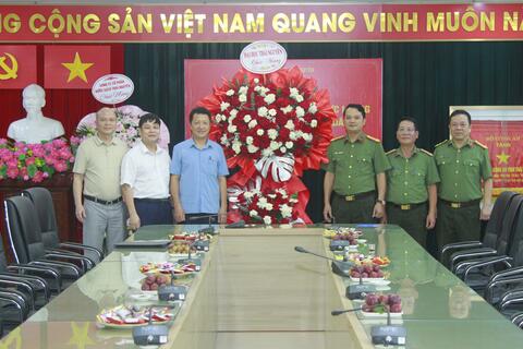 Đại học Thái Nguyên chúc mừng Thanh tra Công an tỉnh Thái Nguyên nhân kỷ niệm 59 năm Ngày truyền thống lực lượng Thanh tra Công an nhân dân