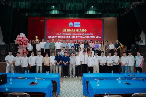 Khai giảng lớp đào tạo cán bộ nguồn của Công ty TNHH KHKT Goertek Vina tại TNUT