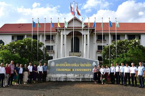 Đại học Thái Nguyên mở rộng hợp tác giáo dục với các cơ sở đào tạo của Lào