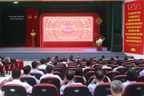 Đại học Thái Nguyên tham dự Hội nghị tập huấn nghiệp vụ công tác tổ chức xây dựng Đảng năm 2026