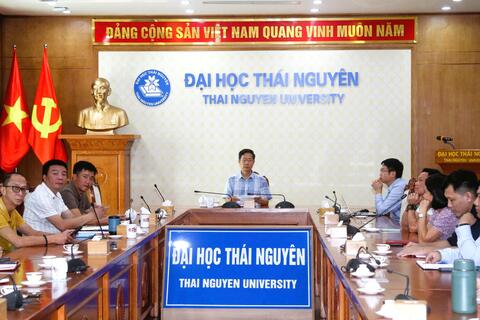 Đại học Thái Nguyên tham dự phiên họp trực tuyến về hoàn thiện cơ sở dữ liệu ngành Giáo dục và Đào tạo