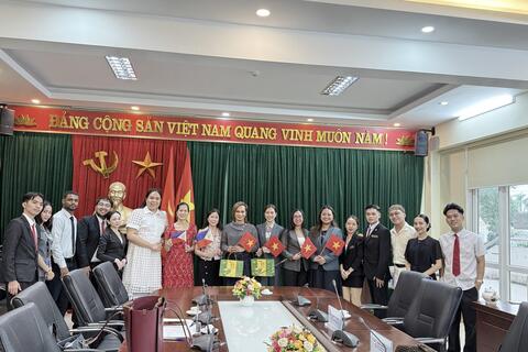 Khoa Quốc tế – Đại học Thái Nguyên làm việc với Đoàn đại biểu First City Providential College, Philippines