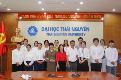 Đại học Thái Nguyên thúc đẩy giao lưu, hợp tác đào tạo với Học viện Văn Sơn