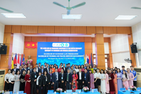 KHAI MẠC ĐÁNH GIÁ 02 CHƯƠNG TRÌNH ĐÀO TẠO LẦN THỨ 442 CỦA AUN-QA TẠI ĐHTN