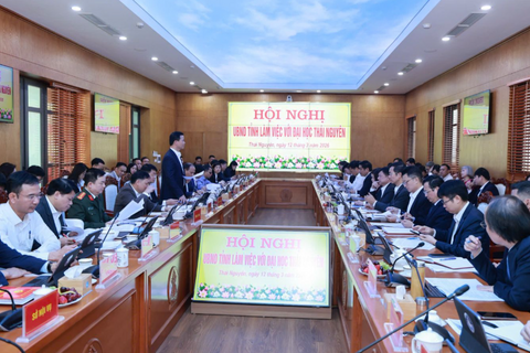Thai Nguyen Province Promotes Comprehensive Cooperation with Thai Nguyen University