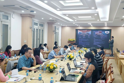 Thai Nguyen University Participates in EMSIV Project Training Program at Hanoi University