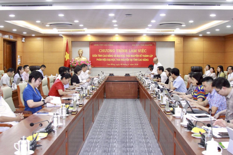 Thai Nguyen University and Cao Bang Provincial People’s Committee Sign the Memorandum of Understanding to Develop a Proposal for Establishing a Branch Campus in Cao Bang