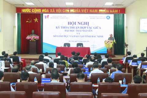 Thai Nguyen University and Bac Ninh Department of Education and Training Sign Comprehensive Cooperation Agreement