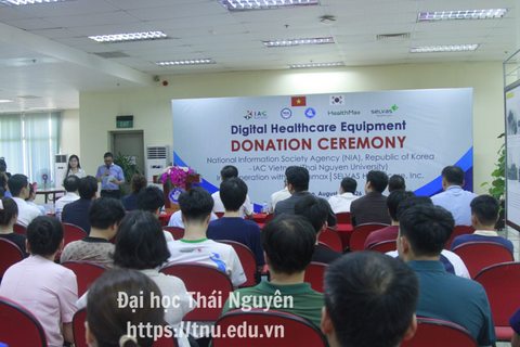 TNU Receives Smart Healthcare Equipment for the Vietnam–Korea Information Access Center (IAC)