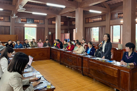 Opening of the Training Course on Preventing and Responding to Gender-Based Violence for Ethnic Minority Women in Hop Thanh Commune, Thai Nguyen Province