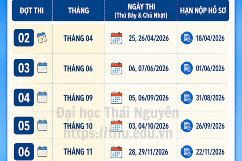 Đại học Thái Nguyên: Sẵn sàng các đợt thi năng lực ngoại ngữ đầu vào sau đại học năm 2026