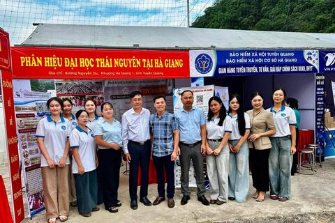 Phân hiệu Đại học Thái Nguyên tại Hà Giang tham gia Phiên giao dịch việc làm xã Thanh Thủy năm 2026