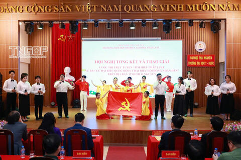 Trường Đại học Y – Dược, Đại học Thái Nguyên đạt giải Nhì tập thể Cuộc thi trực tuyến “Tìm hiểu pháp luật về bầu cử đại biểu Quốc hội và Hội đồng nhân dân”